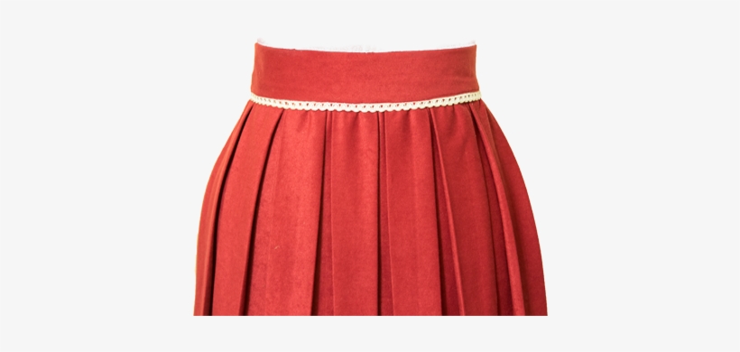 Holly Berry Red Sweet Pleat Skirt - Miniskirt, transparent png download