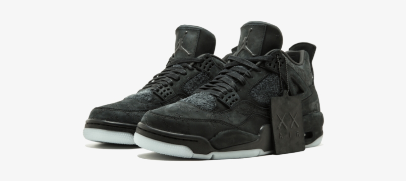 Here's Where You Will Be Able To Purchase The Kaws - Air Jordan 4 Black Kaws, transparent png download