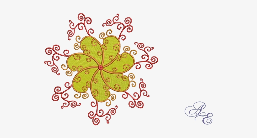 Curly Vine Flower - Flower, transparent png download