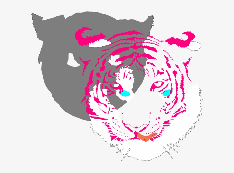 Black And White Tiger Png, transparent png download