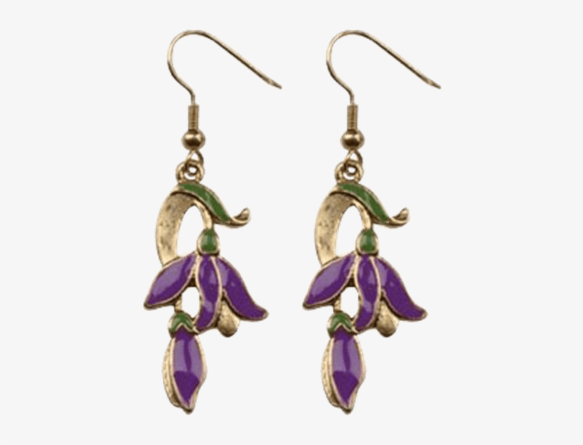 Flower Vine Earrings - Earring, transparent png download