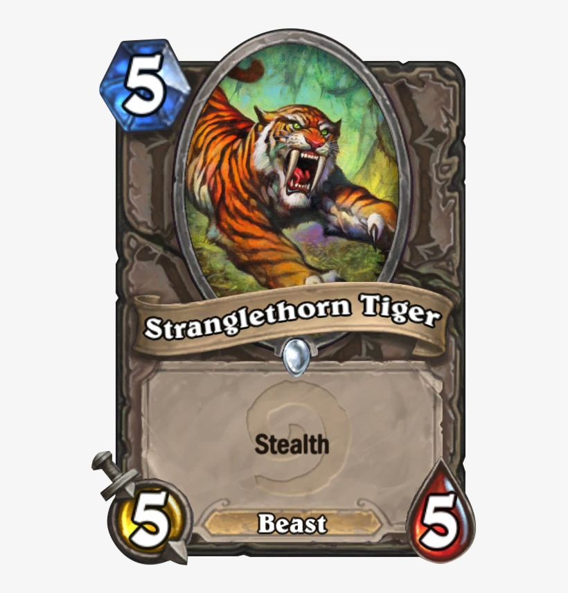 Stranglethorn Tiger - Hearthstone Card, transparent png download