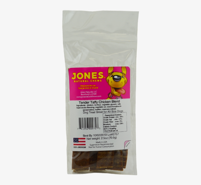 Jones Natural Chews Beef Fillet (lung) - 8 Oz., transparent png download