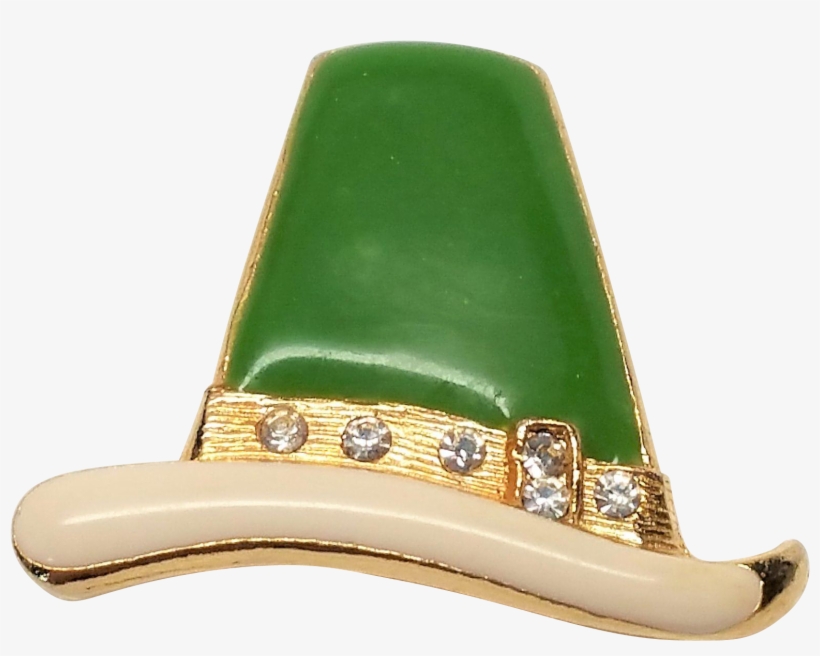 Signed Beatrix Enamel Irish St Patricks Hat Vintage - Pre-engagement Ring, transparent png download