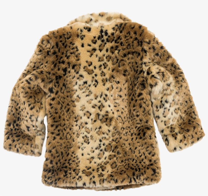 Leopard Fur Coat Png Image - Fur Clothing, transparent png download