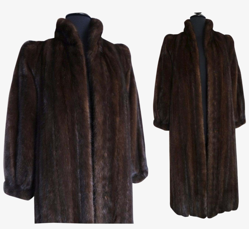 Fur Coat Transparent Png - 3 4 Fur Coat Vintage Sable, transparent png download
