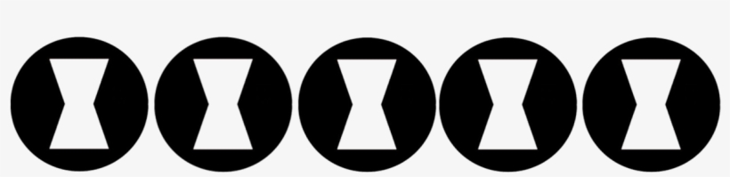 Black Widow Rating - Circle, transparent png download