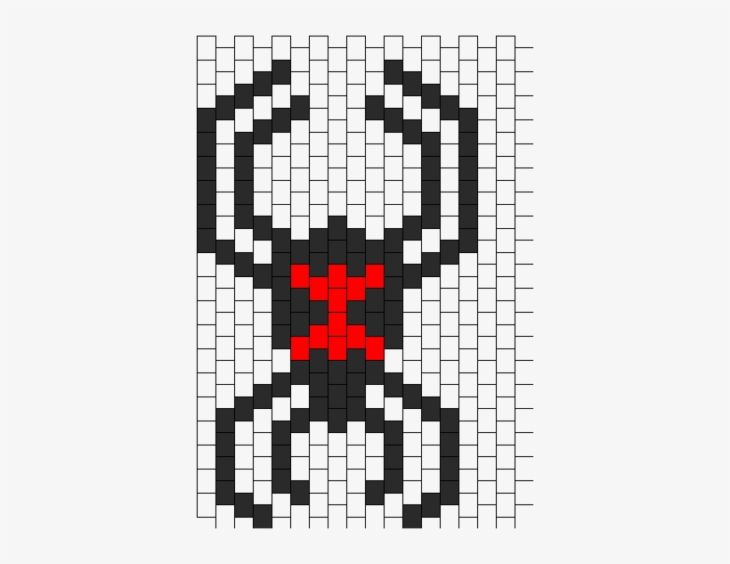 Black Widow Bead Pattern - Illustration, transparent png download