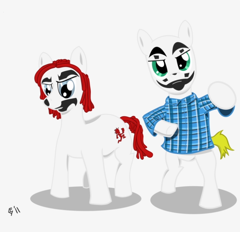 Xtralife, Bipedal, Clothes, Duo, Earth Pony, Insane - Juggalo Fan Art, transparent png download