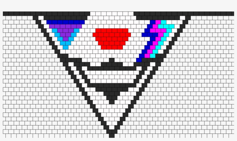 Juggalo Mask Bead Pattern - Mask, transparent png download