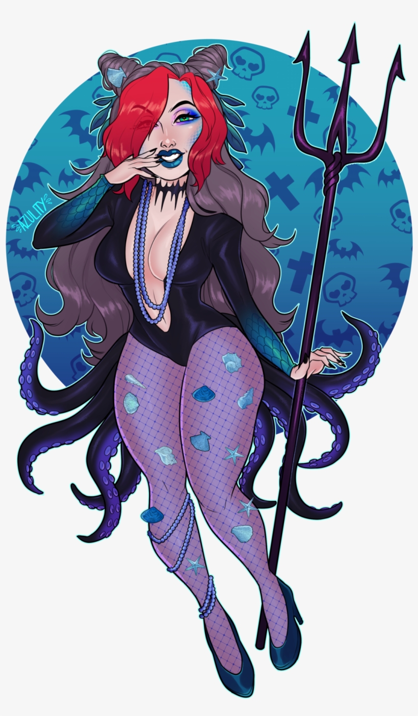 Sexy Sea Witch Stacia Ych Commission For @basedmoni - Illustration, transparent png download