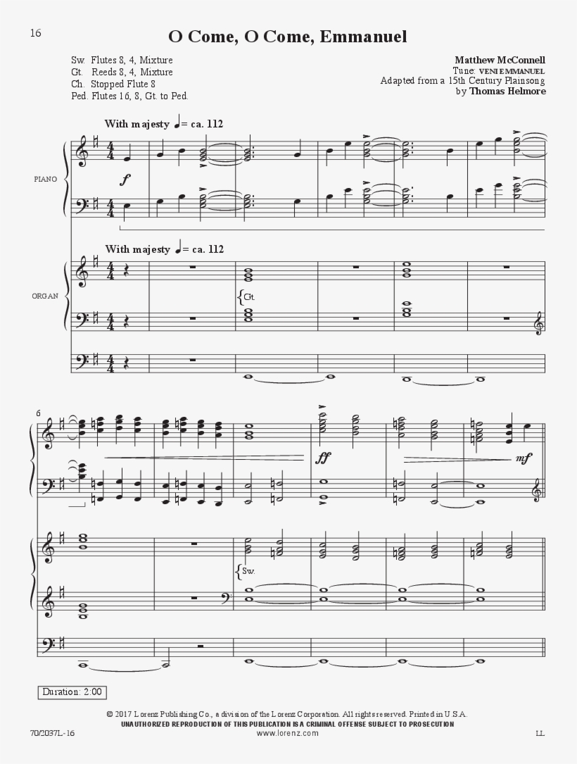 The Snow Lay On The Ground Thumbnail - Sheet Music, transparent png download