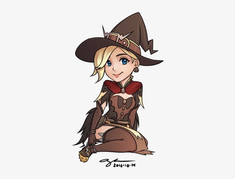 2016 - Mercy Png Chibi, transparent png download
