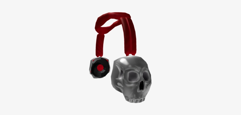 Platinum Pirate Headphones - Skull, transparent png download
