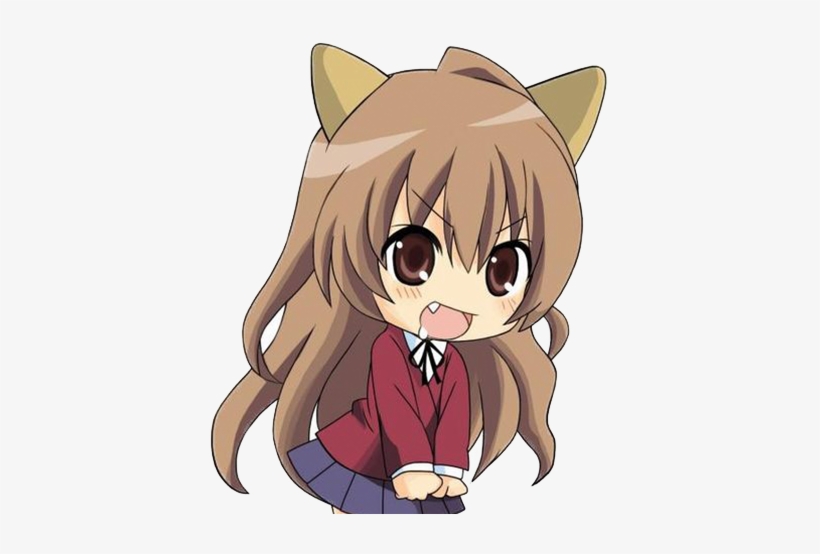 Lien Direct, 2017/52/2/1514306765 Taiga 6 Faim - Kawaii Anime Chibi Neko, transparent png download
