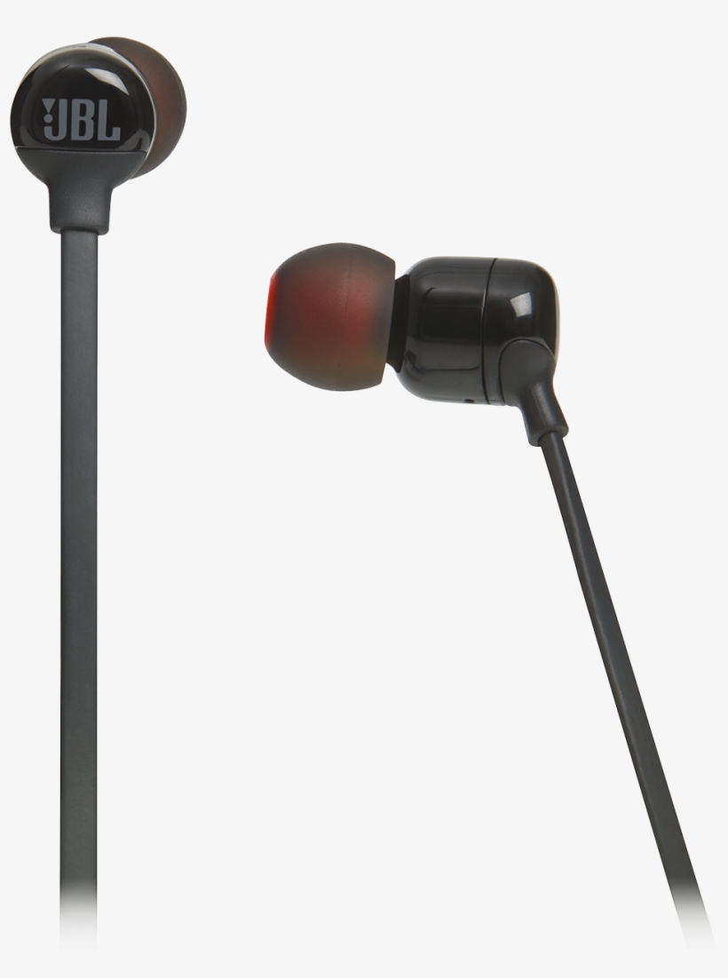 Jbl T110bt - Jbl T110 In-ear Earphones With Mic (black), transparent png download