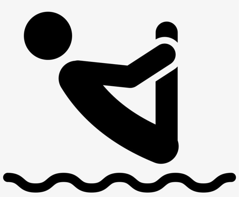 Man Silhouette Jumping Inverted To Water Comments - Silhouette, transparent png download