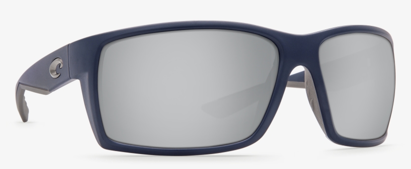 Costa Del Mar Reefton Sunglasses In Matte Blue, Tr-90 - Reefton 580g Gray Silver Mirror, transparent png download