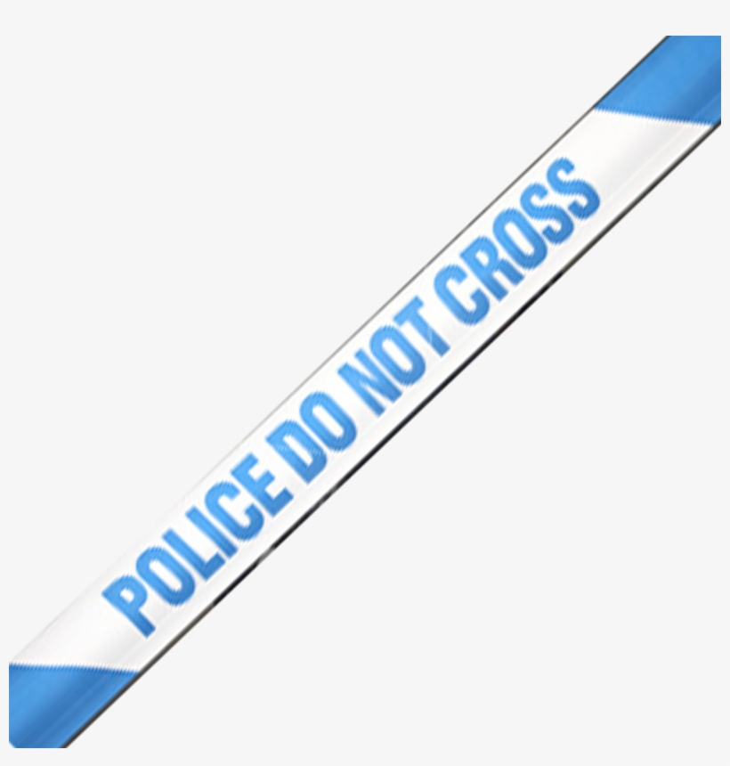 Prank Bullet Holes 24 Fake Glass - Police Do Not Cross Tape, transparent png download