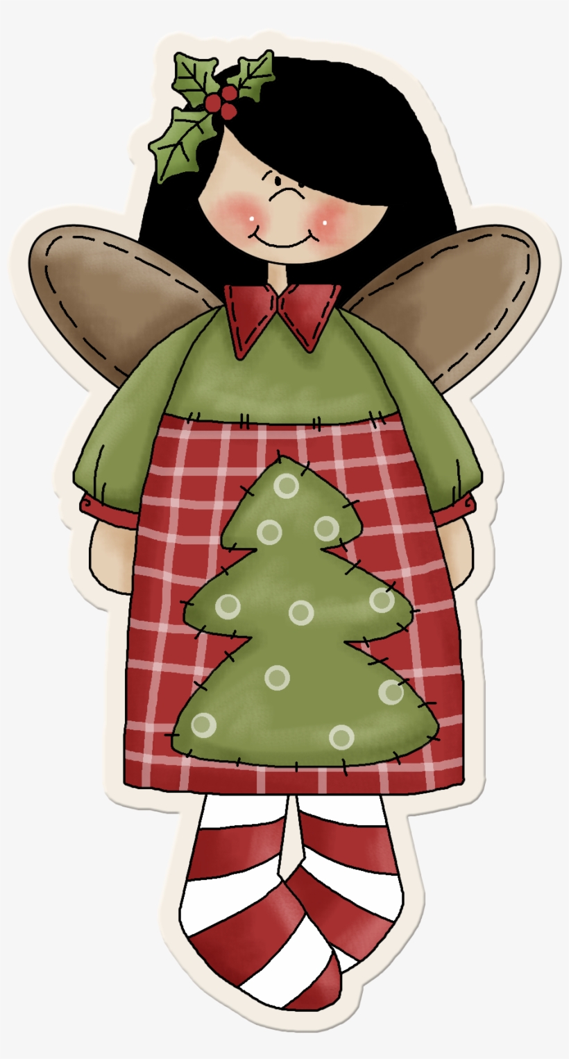 Christmas Angel Clip Art - Merry Christmas Darling Card, transparent png download