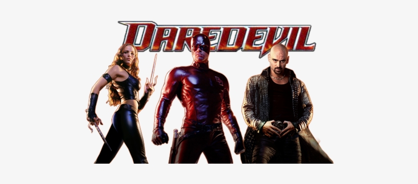 Daredevil Movie Image With Logo And Character - Daredevil Movie Png, transparent png download