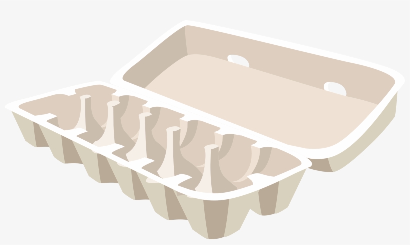 Chicken Or The Egg Egg Carton Egg White - Clip Art Egg Carton, transparent png download