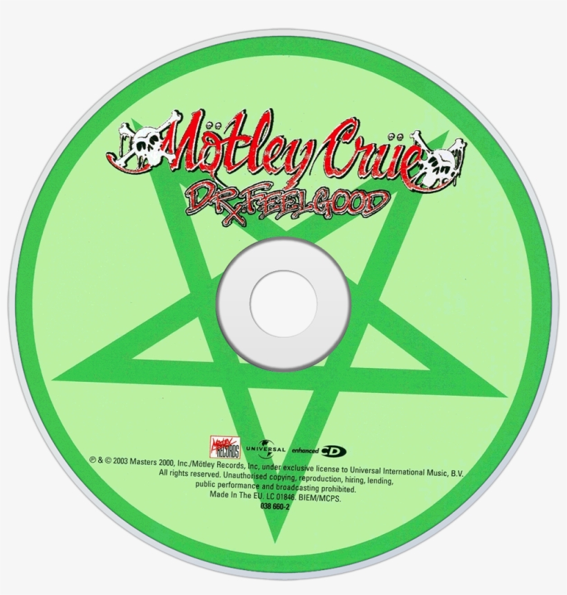 Mötley Crüe Dr - Motley Crue Dr Feelgood Cd, transparent png download