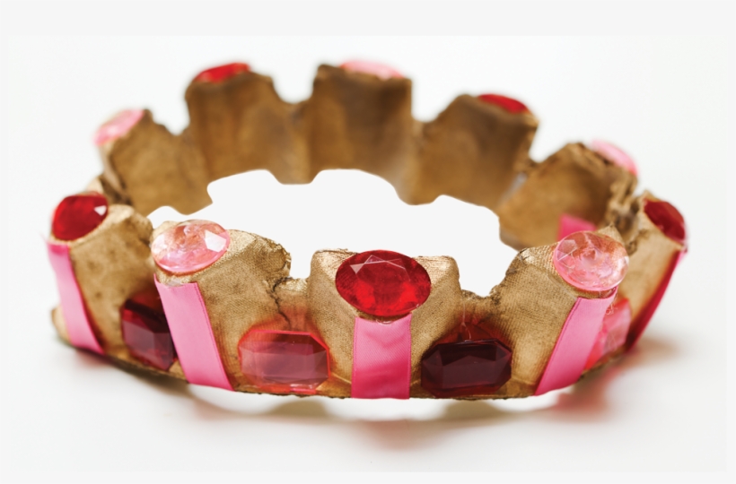 Egg Carton Crown Featured In The Kids' Book/kit Green - Egg Carton, transparent png download