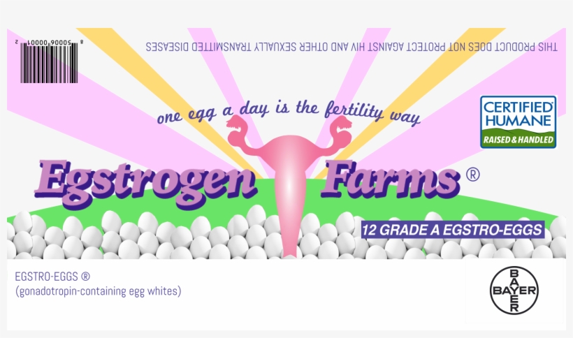 Egstrogen Farms Egg Carton - Egg Carton, transparent png download