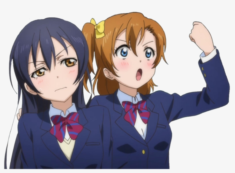 Umi And Honoka By Tokito Ishida-d5zz1if - Umi Honoka, transparent png download