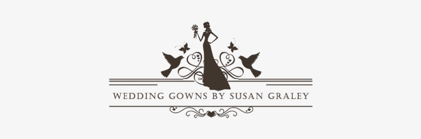 Logo Logo Logo - Wedding Dress Logo Design, transparent png download