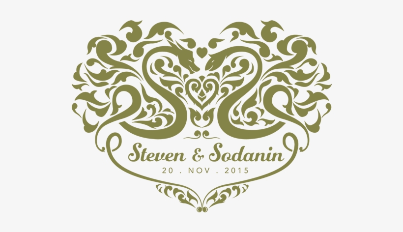 Steven & Sodanin Wedding Invitation Brand Identity - Ss Wedding Logo Design, transparent png download