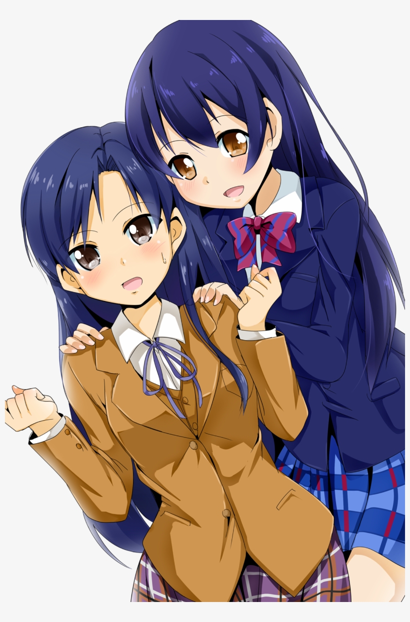 Kisaragi Chihaya And Sonoda Umi , Love Live , And Love - Kisaragi Chihaya Sonoda Umi, transparent png download