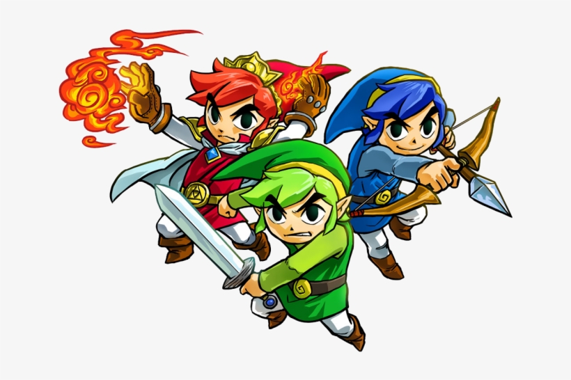 Download Download Png - Zelda Triforce Heroes Link, transparent png download