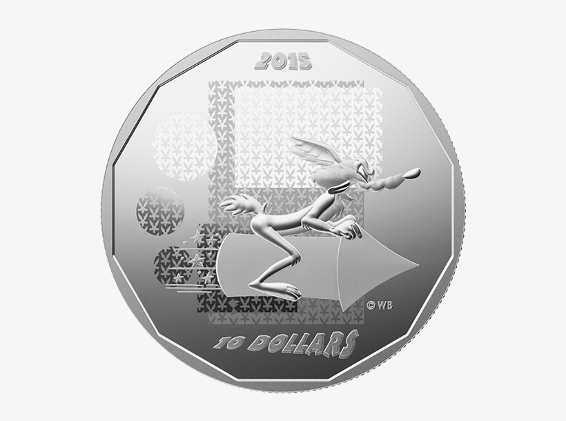 Fine Silver Coin - 1/2 Oz 2015 Looney Tunes | Wily E. Coyote: Super Genius, transparent png download