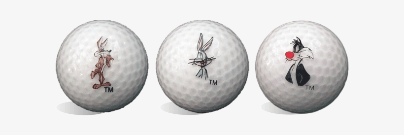 Tasmanian Devil, Tweety Bird, Marvin The Martian, Wile - Bugs Bunny Golf Ball, transparent png download