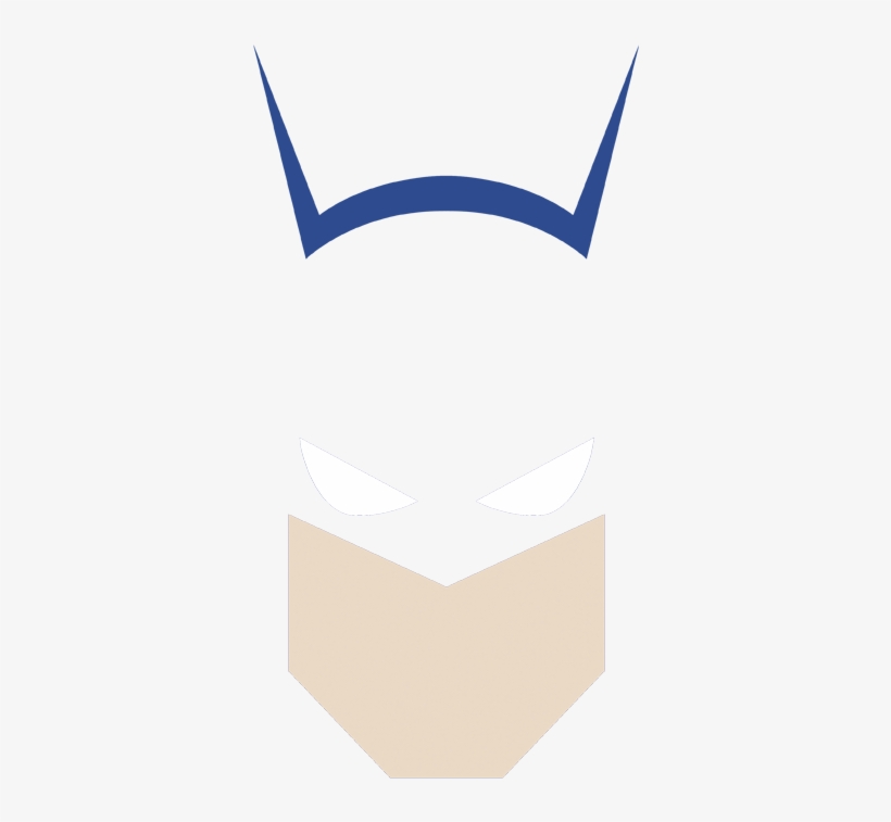 Batman Bat Head Youth T Shirt - Emblem, transparent png download