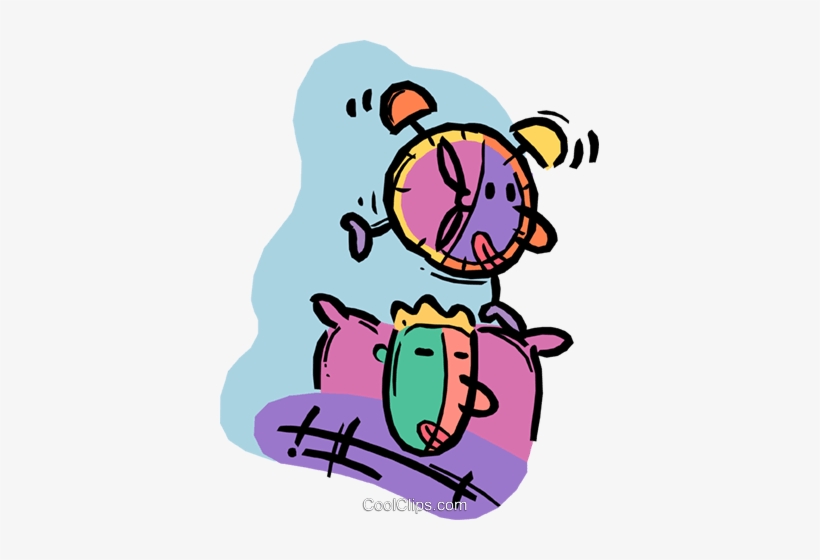 Person Sleeping, Alarm Clock Royalty Free Vector Clip - Dream, transparent png download