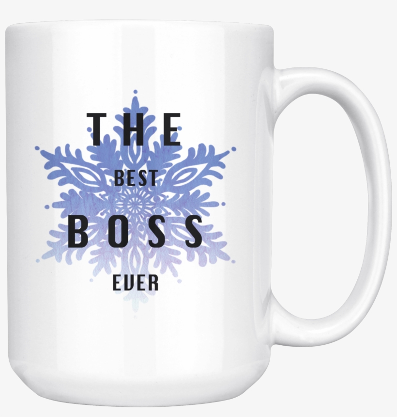 Blue Snowflake Coffee Mug - Personal Creations Mugs Snowflake, transparent png download