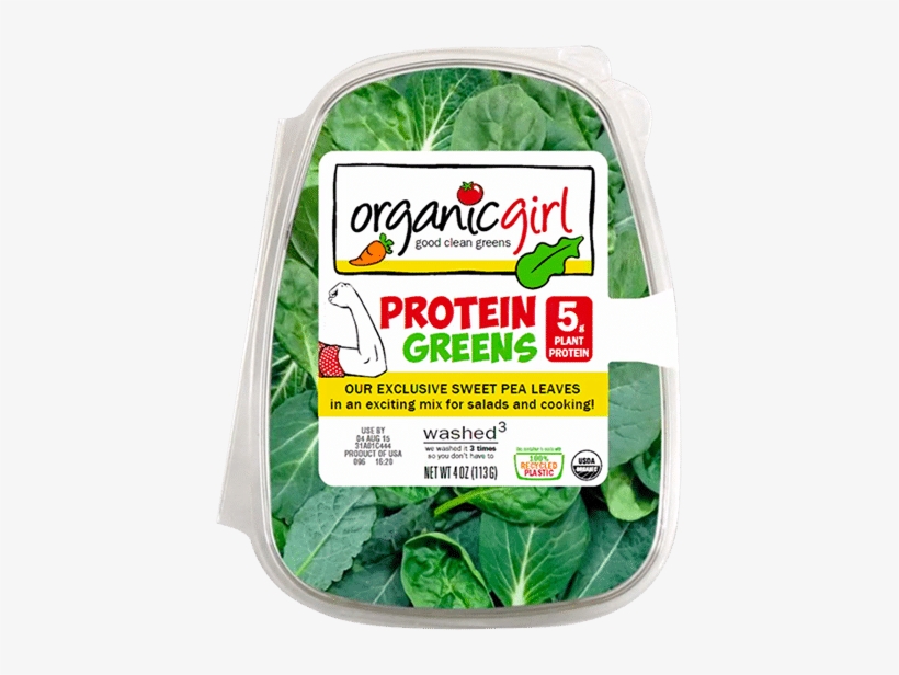 Organic Girl Super Spinach, 5 Oz, transparent png download