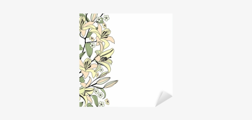 Flowers Lily Frame - Flower, transparent png download
