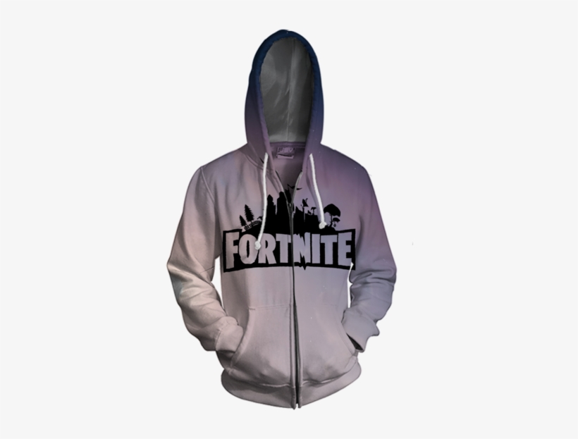 Fortnite Zip Up Hoodie - Acid Green Grain - Light, transparent png download