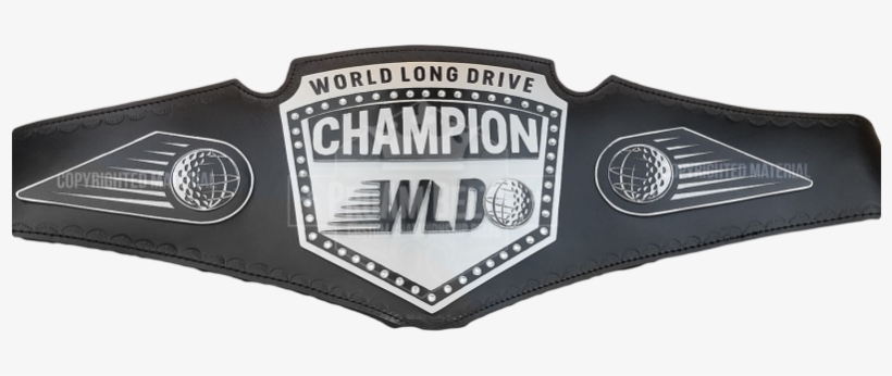 Wwe Belt White - World Long Drive Championship Belt, transparent png download