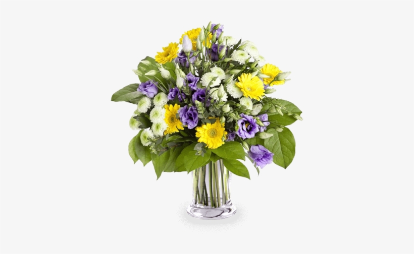 Lisianthus And Gerberas - Bouquet, transparent png download