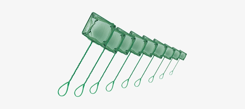 Green Fish Nets - Aquarium Nets, transparent png download