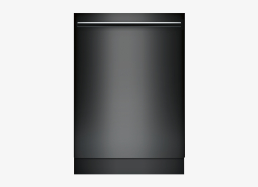 24" Bar Handle Dishwasher Shxm78w56n Black - Bosch Black Stainless, transparent png download