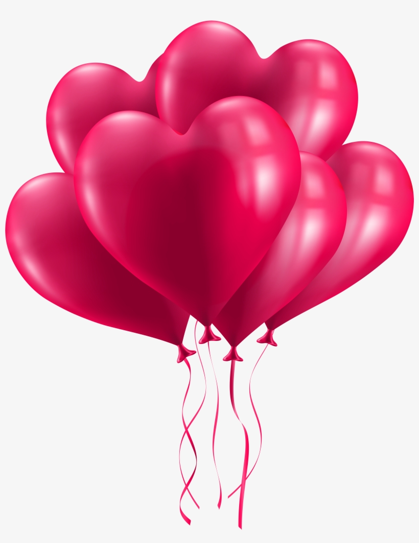Love Heart Balloon Png, transparent png download