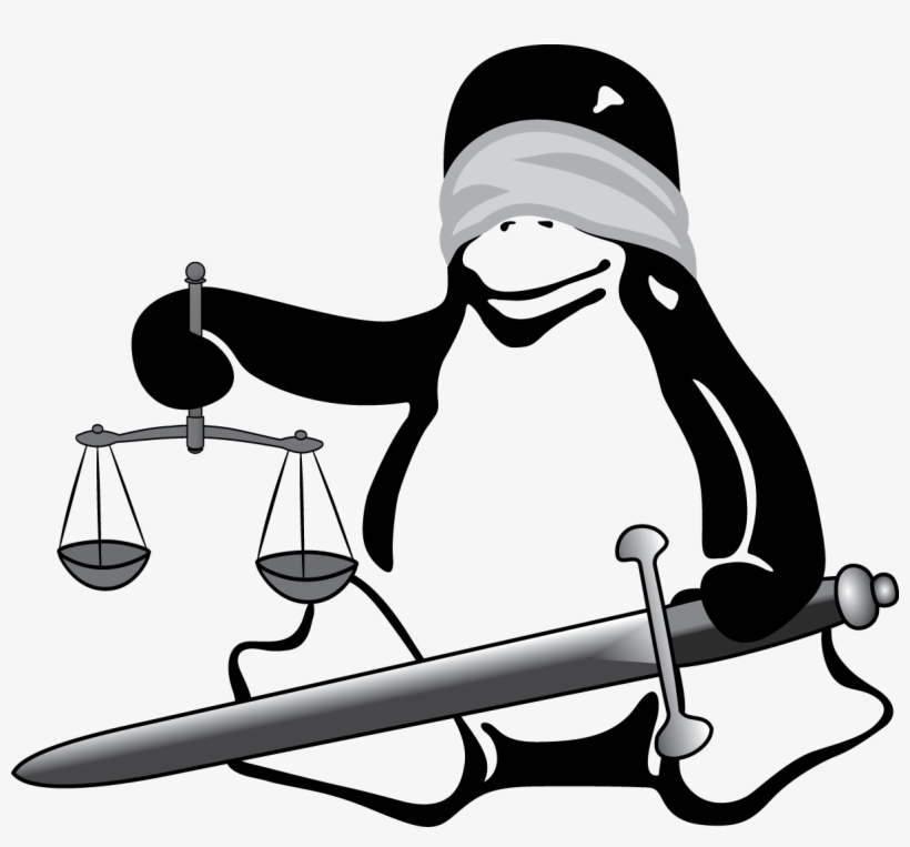 1 Html 4a901b48 - Linux Black And White, transparent png download