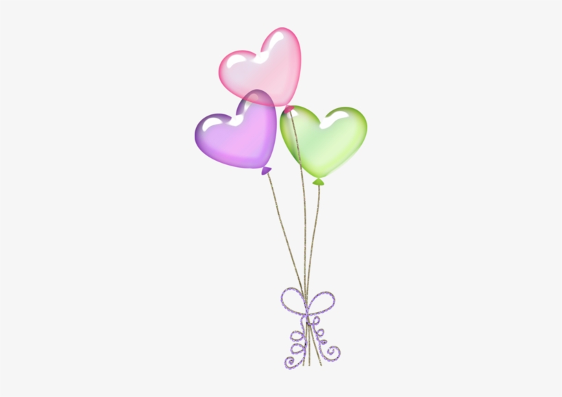 ○••°‿✿⁀balloons‿✿⁀°••○ - Balloon Heart Clip Art, transparent png download