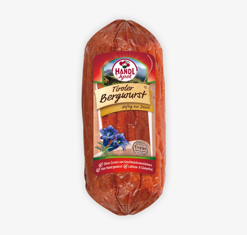 Tyrolean Mountain Sausage Cooked Cold Meat 250g Handl - Handl Tyrol, transparent png download